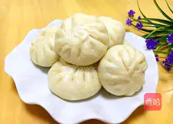 Illustration of how to make pork and cabbage buns 20