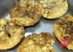 Illustration of how to make fried taro cakes 14