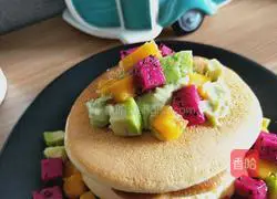 Illustration of how to make avocado waffles 4