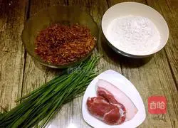 Illustration of how to make shredded radish wheat cake 1