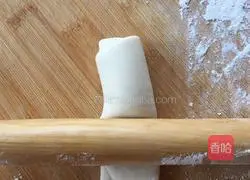 红豆Illustration of how to make sand cakes 10