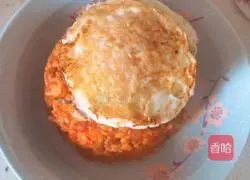 Illustration of homemade spicy cabbage fried rice 15