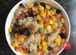 Colorful Fried Rice Recipe Illustration 5