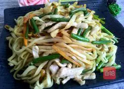 Illustration of how to make fried noodles 12