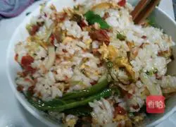 Cabbage and egg fried rice Practice illustration 10