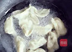 Illustration of how to make shrimp, leek, meat and three fresh dumplings 13