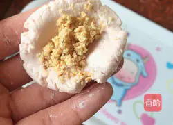 Peanut sesame filling Illustration of how to make colorful glutinous rice balls 8