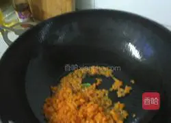 Illustration of three primary color fried rice recipes 7