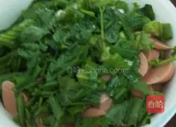 Laoganma Olive Vegetables Illustration of how to make noodles 2