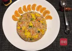 Illustration of how to make egg fried rice 3