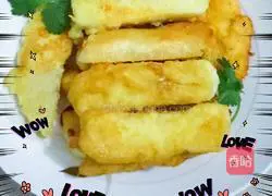 Illustration of how to make pan-fried golden steamed buns 4