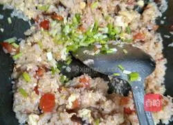 Mushroom and Egg Fried Rice Recipe Illustration 10