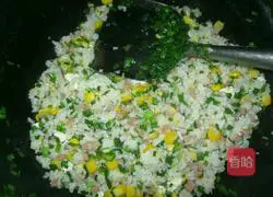 Three Color Fried Rice Recipe Illustration 7