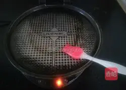 Illustration of making glutinous rice and bean paste cake 13