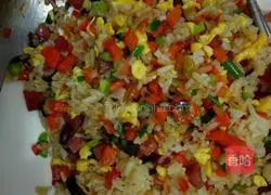 Illustration of how to make mixed fried rice 4