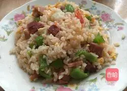 Fried rice Illustration of how to do it 7