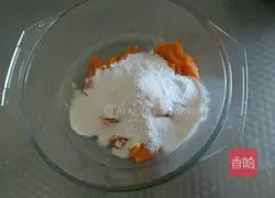 Pumpkin bean paste pie recipe 4