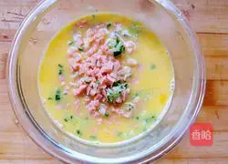 Cucumber, ham and egg pancake recipe 4