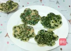 Illustration of how to make fancy chive pancakes 6