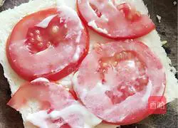 Illustration of how to make vegetable sandwiches 2