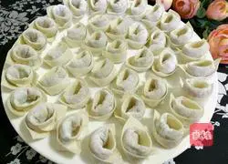 Illustration of how to make wontons 14