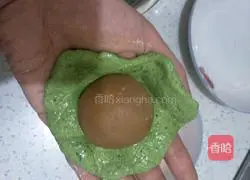 Wild vegetable grass cake recipe 6