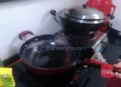 Illustration of how to make fried rice with mushrooms and eggs 2