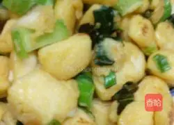 Illustration of how to make fried steamed buns 8