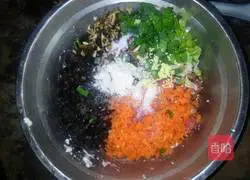 Illustration of how to make Korean tofu cake 4