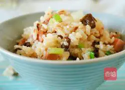 Illustration of how to make fried rice with mushroom sauce 9
