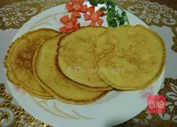 Milk Egg Corn Pancake Recipe Illustration 10