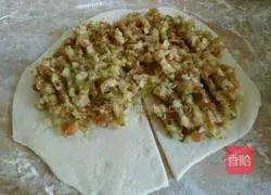 Illustration of how to make cabbage and pork patties 8