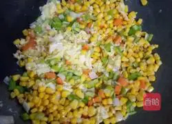 Corn and Egg Fried Rice Recipe Illustration 6