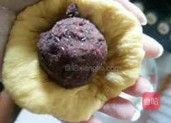 Illustration of home-style fermented pumpkin pie (red bean filling) 9