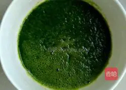 Illustration of how to make two-color love cake 2