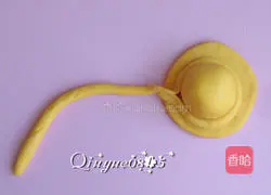 Illustration of how to make hat steamed buns 6