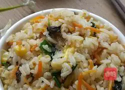 Colorful Fried Rice Recipe Illustration 12