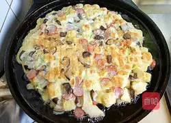 The diced steamed buns and egg pancakes Practice illustration 4