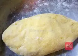 Illustration of making sweet sweet potato and sesame cake 6