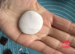 Illustration of how to make cute pink and tender cat claw glutinous rice balls 3