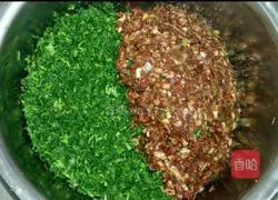 Illustration of how to make shepherd's purse and pork dumplings 7