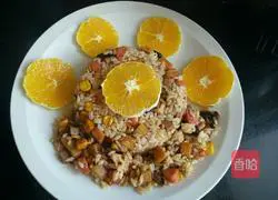 Illustration of how to make warm-sun fried rice in winter 10