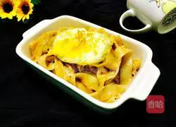 Illustration of hand-made sauce noodles 9