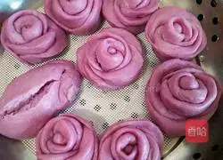Illustration of how to make purple sweet potato buns 9