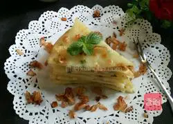 Illustration of how to make scallion pancakes 10