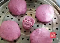 Purple sweet potato buns Practice illustration 4