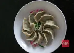 Illustration of how to make fennel dumplings 9