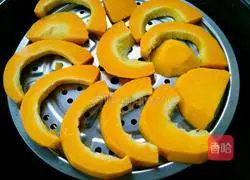 Pumpkin glutinous rice cake recipe 4