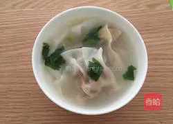 Beef Dumplings/Clouds Illustrations of how to practice eating 4