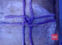 Illustration of how to make purple sweet potato and hydrangea steamed buns 8